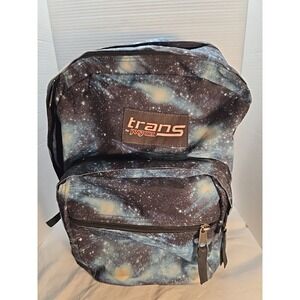 Jansport Trans Galaxy Cosmic Backpack 16 x 12" w 7 Pockets & Compartments Unisex